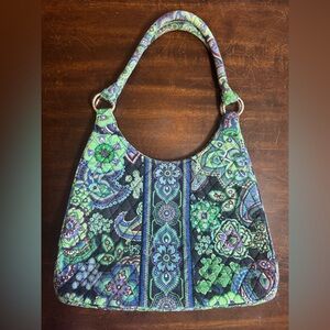 Retired Blue Rhapsody Very Bradley Large Shoulder Hobo Bag